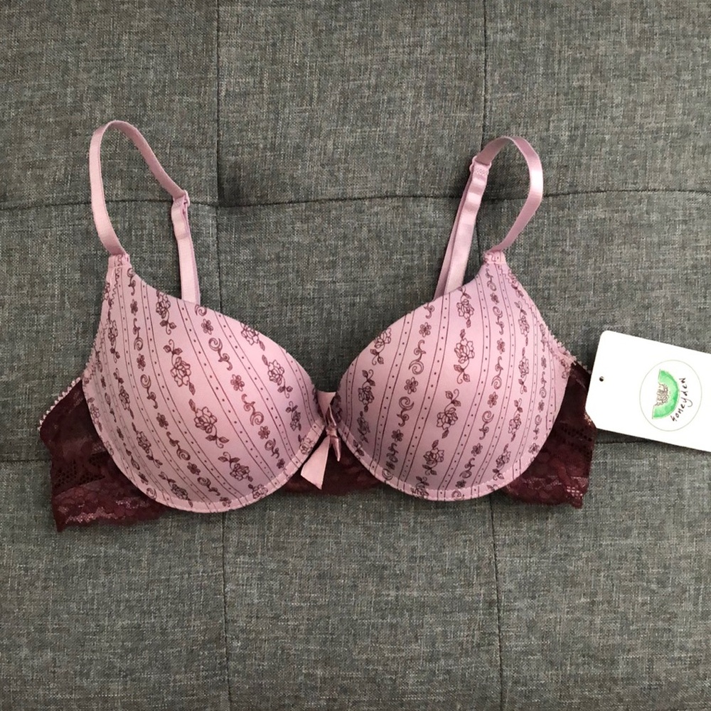 Purple bra